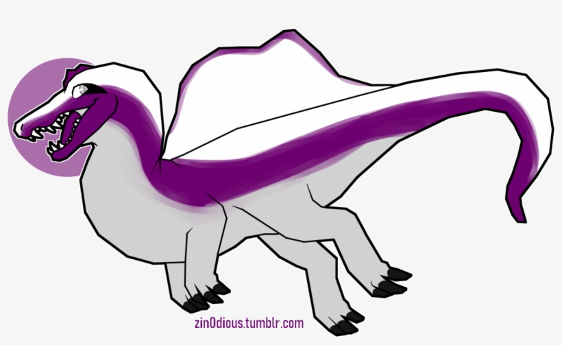Demisexual Spinosaurus Requested By @poptart-puppy - Cartoon, transparent png download