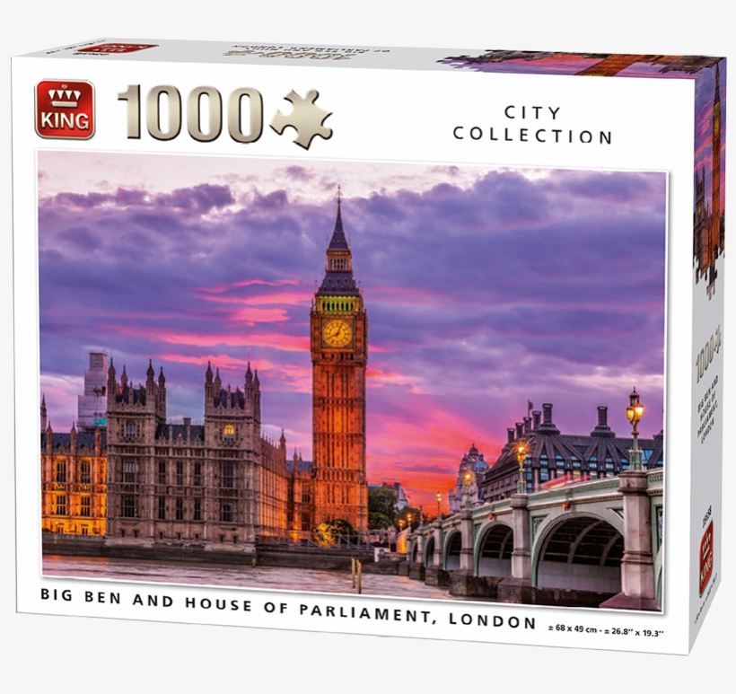 Generic 1000pcs Big Ben & Parliament - London Sunset, transparent png download