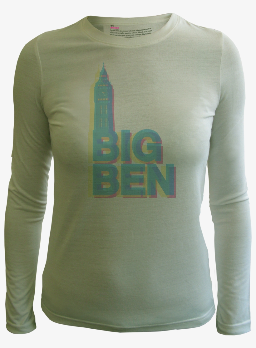 Big Ben Women Sage - Berlin Wall T Shirt, transparent png download