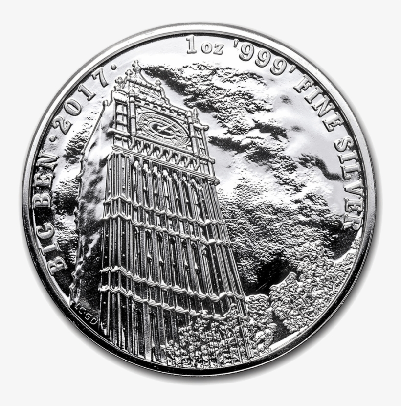 Big Ben 1oz Silver Coin - Big Ben, transparent png download