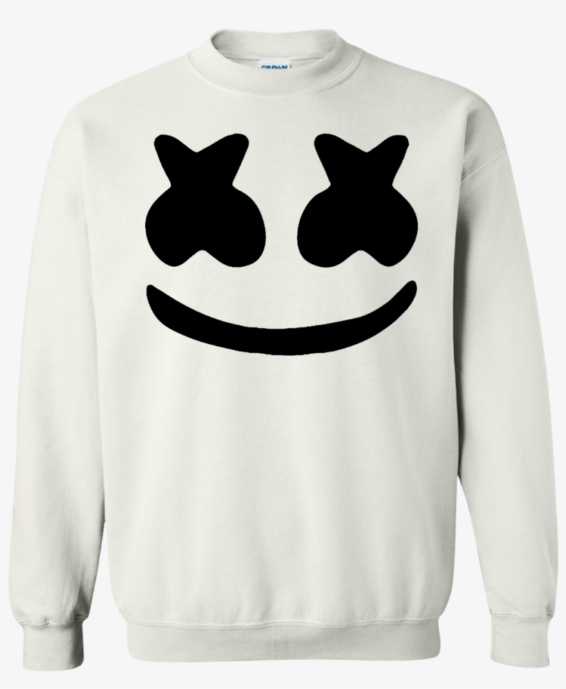 Marshmello Sweatshirt White - Marshmello T Shirt, transparent png download