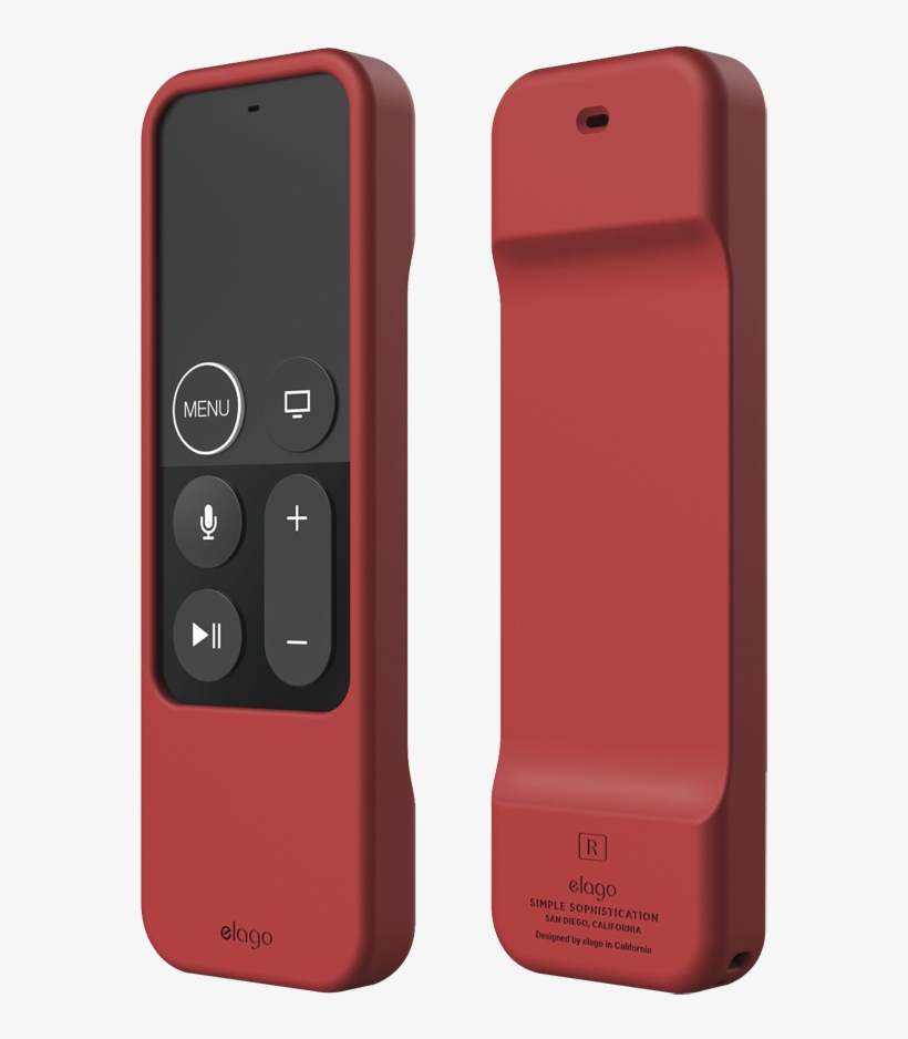 Elago R1 Intelli Case For Apple Tv Remote Red - Product Red Apple Products, transparent png download