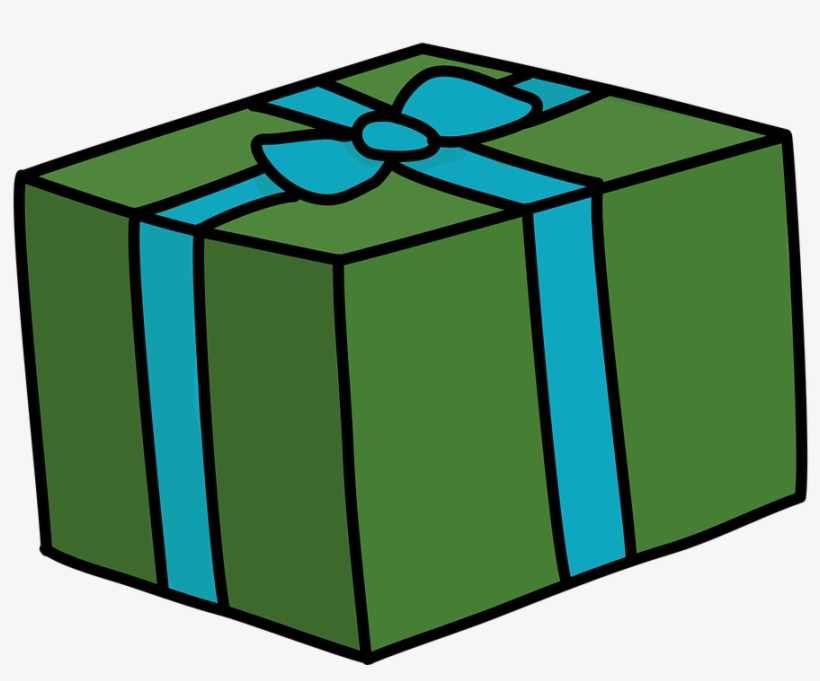 Christmas Give Free Vector Graphic On Pixabay - Gift, transparent png download