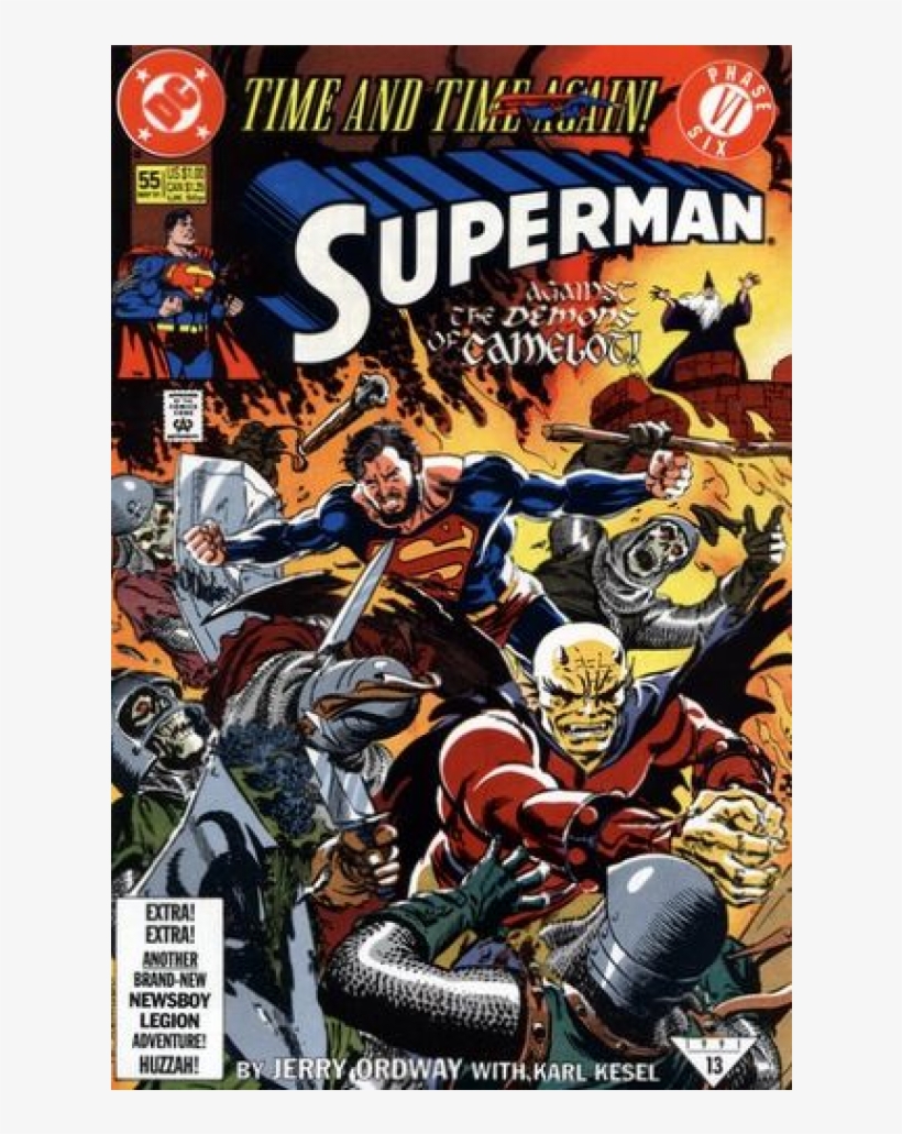 Купете Comics 1991-05 Superman - Superman, transparent png download