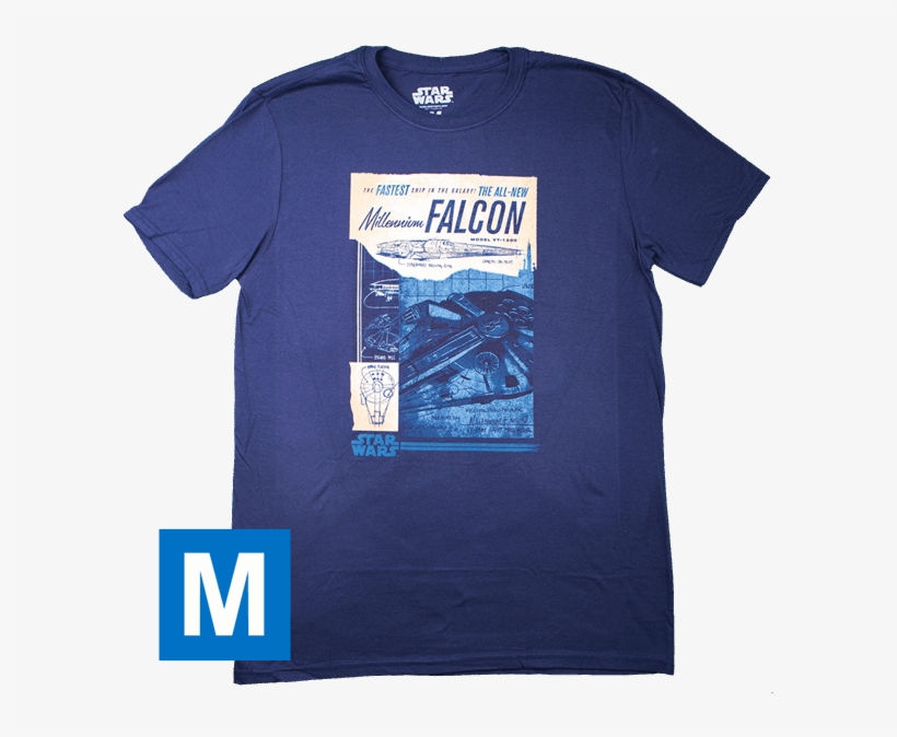 Millennium Falcon Blueprint Men's T-shirt - Respiratory Care Week Shirts, transparent png download