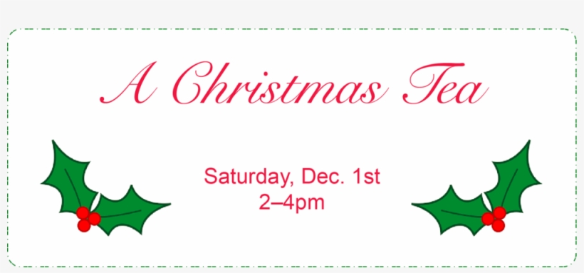 Christmas Tea Banner, transparent png download