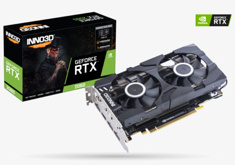 Inno3d Geforce Rtx 2060 Twin X2, transparent png download