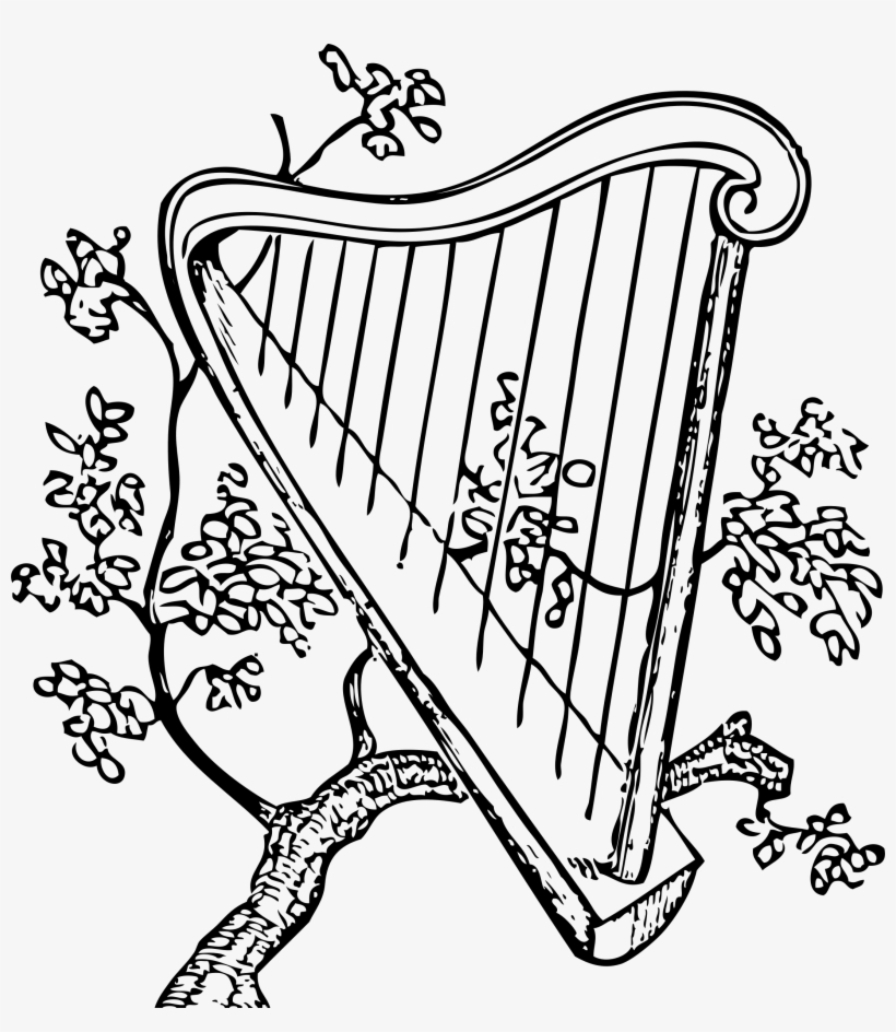 This Free Icons Png Design Of Harp And Branch, transparent png download