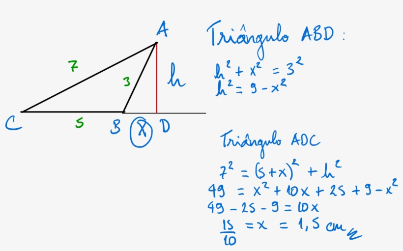 Questão Triângulo 1537×1961 146 Kb - Diagram, transparent png download