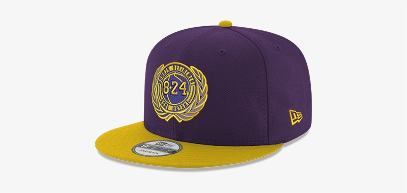 Kobe Bryant 9fifty Gold & Purple Retirement Patch Snapback - Gorra De Bryan Png, transparent png download