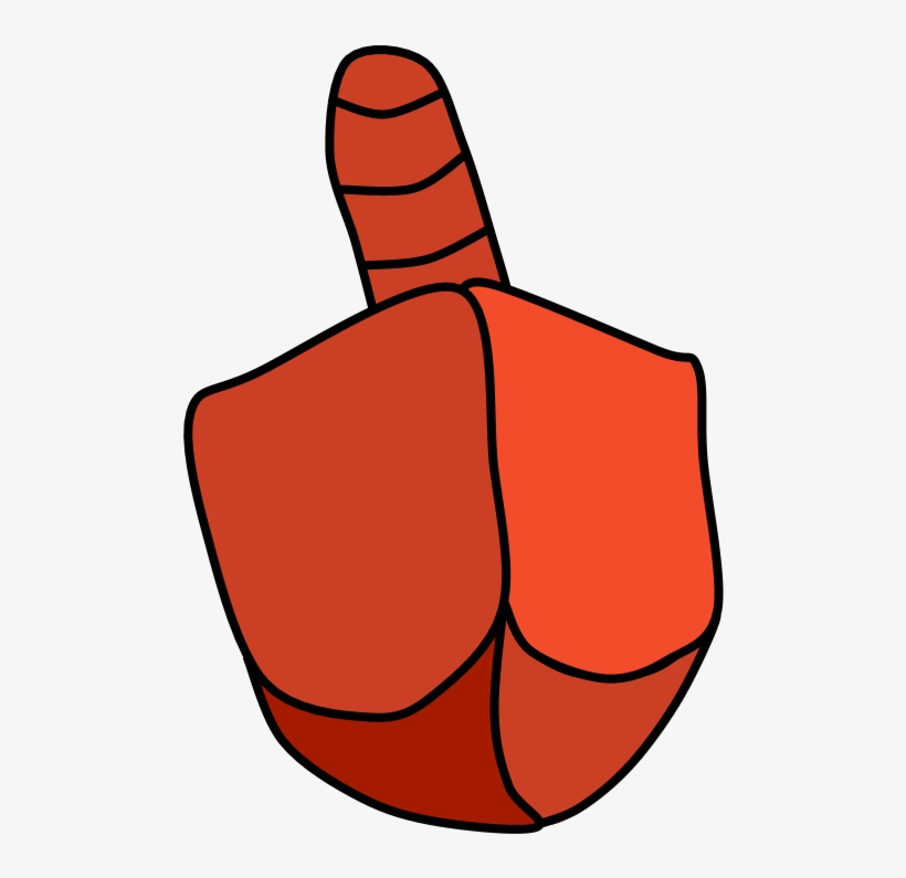 Dreidel, Red, Toy, transparent png download