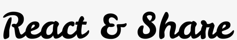 React And Share Logo Text Rgb, transparent png download