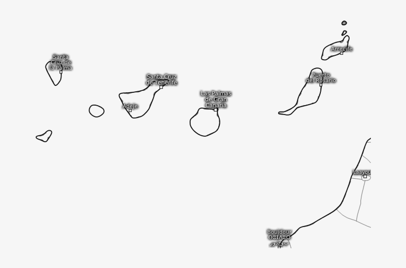 Model Charts For Canary Islands Zoom - Drawing, transparent png download
