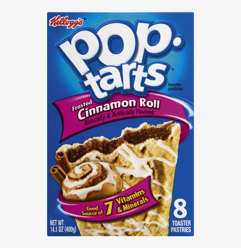 Pop Tarts Cinnamon Roll - Pop Tarts Frosted Raspberry, transparent png download