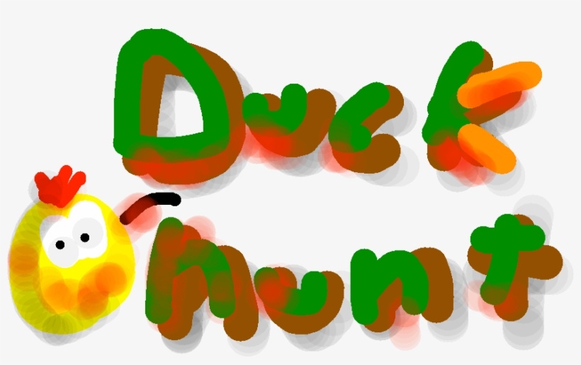 Duck Hunt Logo, transparent png download
