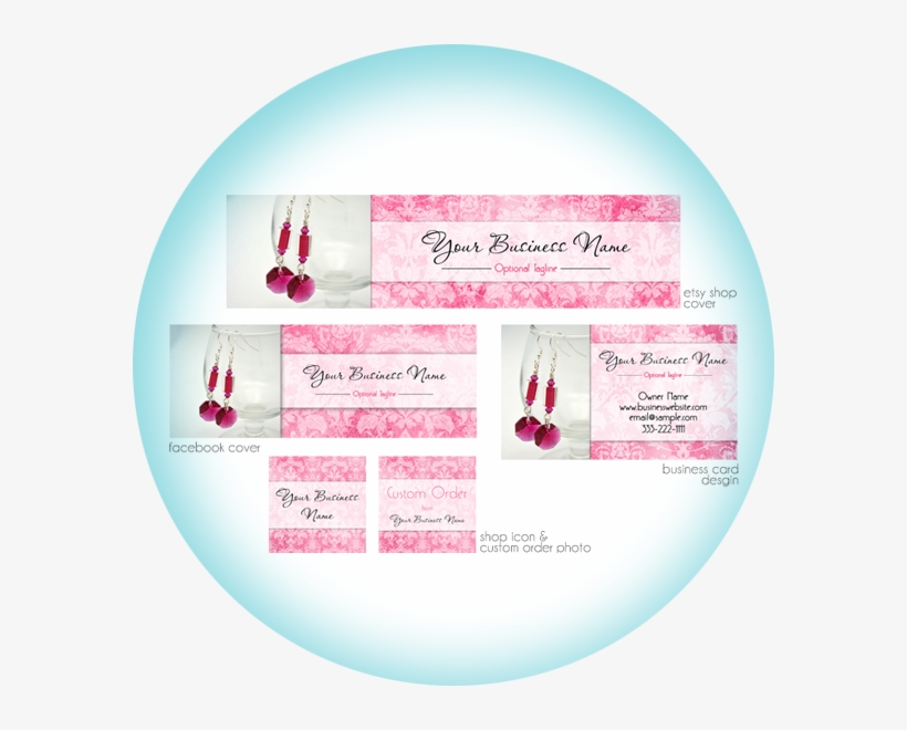 Etsy Banner Package From Pixel Berry Pie Designs - Circle, transparent png download