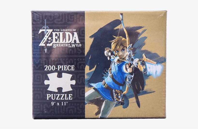 Nintendo Zelda Breath Of The Wild 200 Piece Puzzle - Minecraft Breath Of The Wild Link Skin, transparent png download