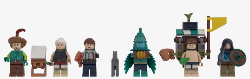 Zelda Breath Of The Wild Lego - Figurine, transparent png download