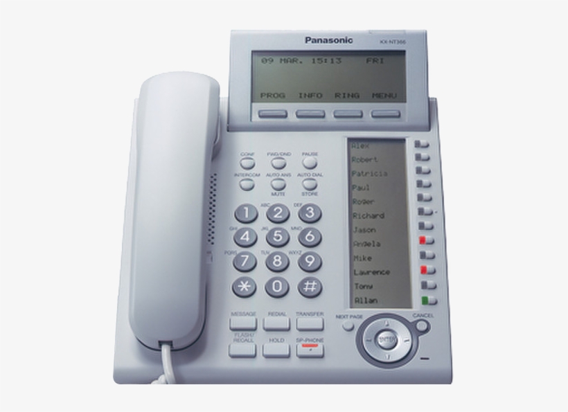 Panasonic Kx-nt343x Ip Phone Handset - Panasonic Kx Dt333, transparent png download