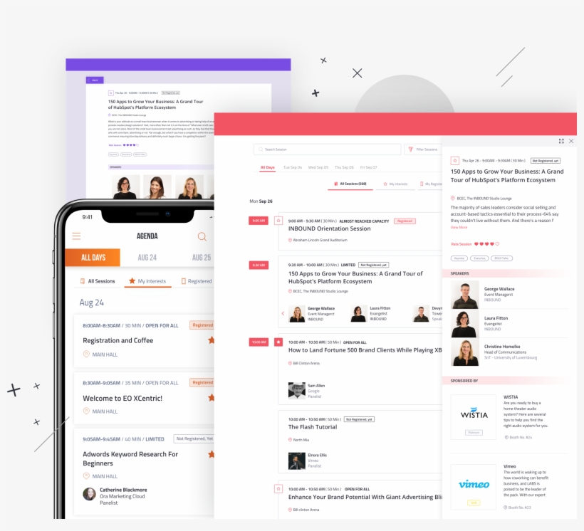 Build A Stunning Looking Agenda - Agenda Website Design, transparent png download