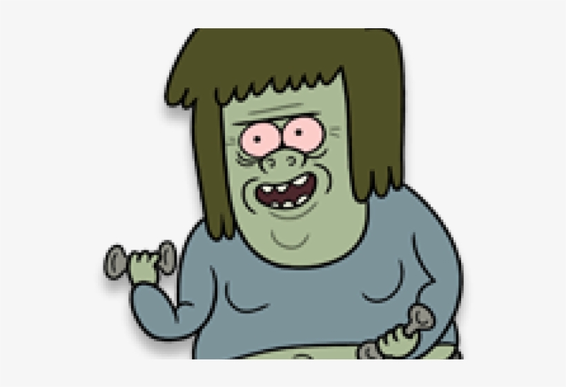 Muscle Man Cartoon Character - Regular Show Characters Muscle Man, transparent png download