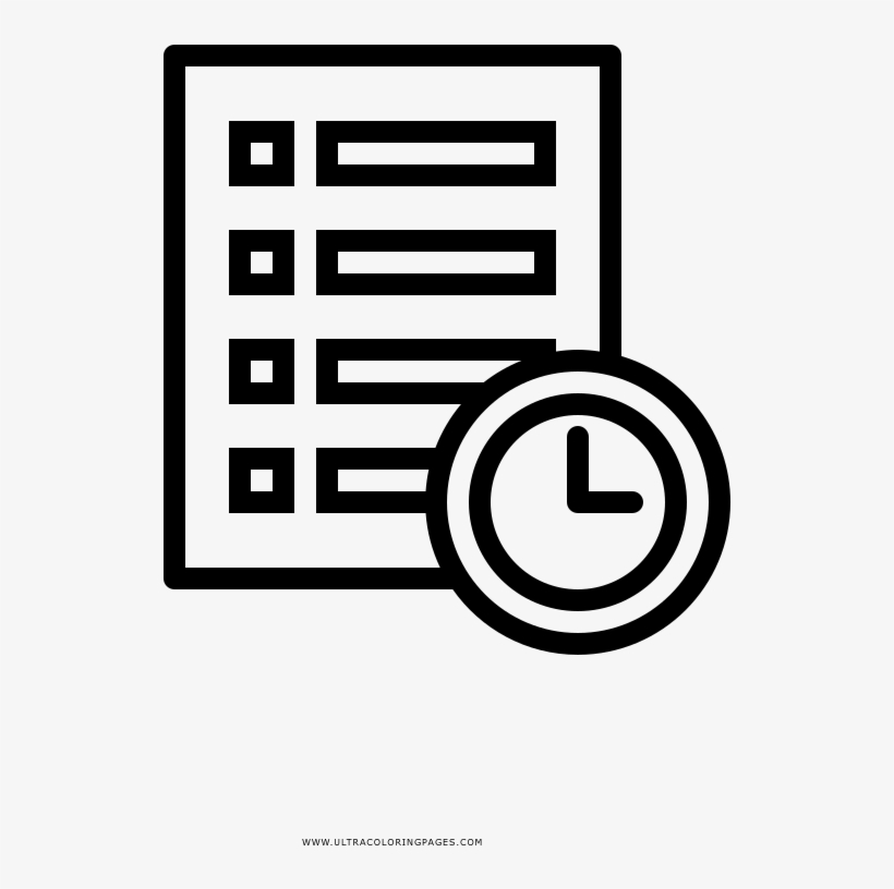 Agenda Coloring Page - Circle, transparent png download