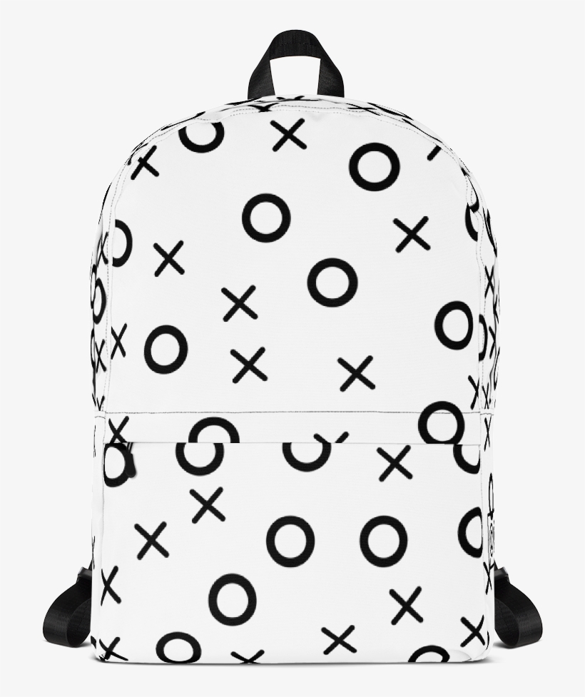 Tic Tac Toe Backpack - Pink Marble Backpack, transparent png download