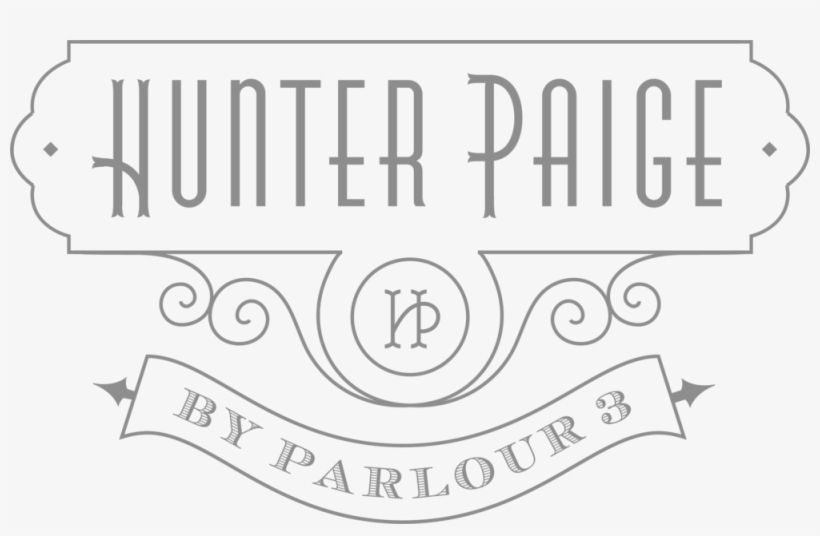 Hunter Paige Logo Grey - Calligraphy, transparent png download