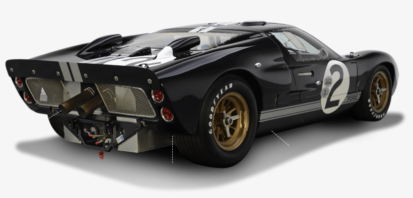 The Gt40's Extraordinary Power To Weight, Coupled With - Ford Gt40, transparent png download