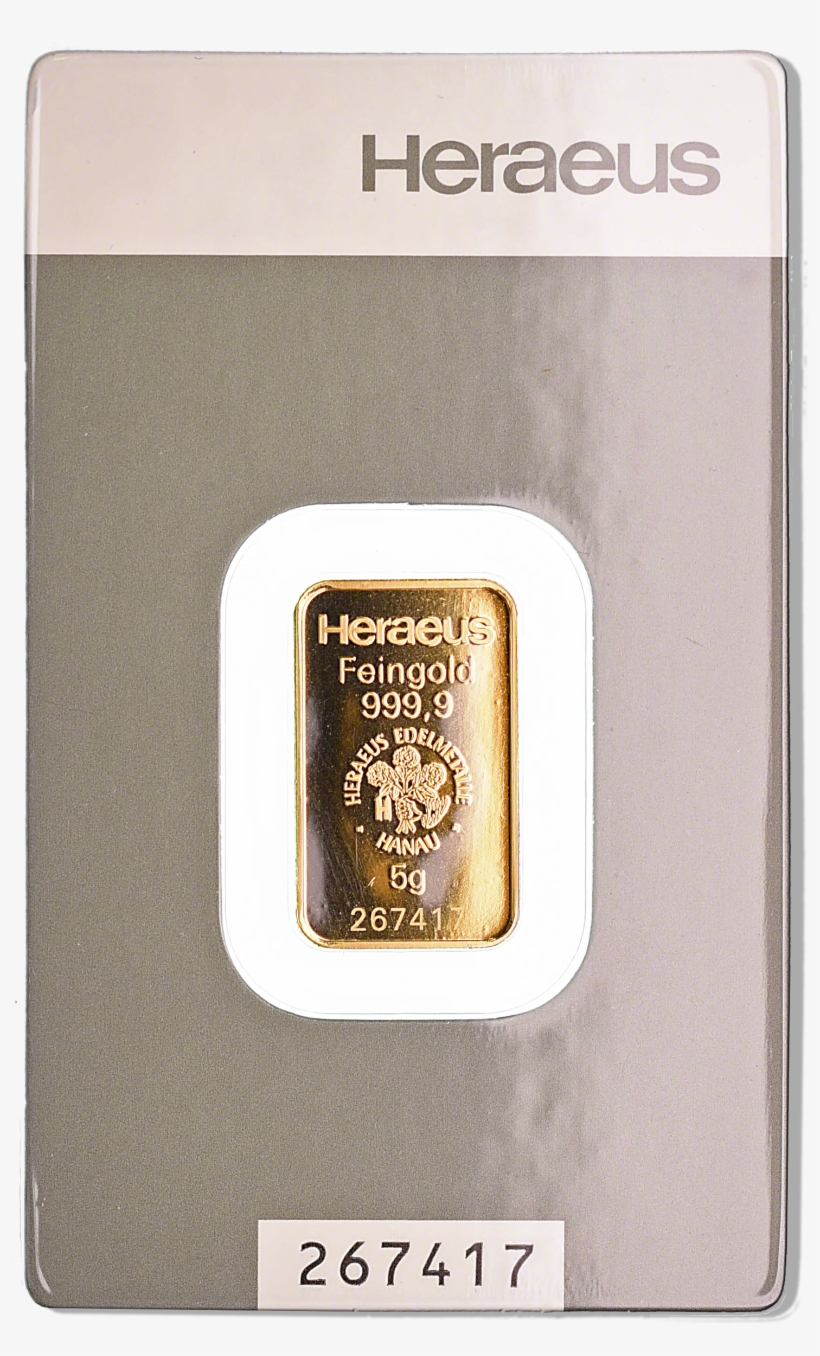 Heraeus Gold Bar - Heraeus, transparent png download