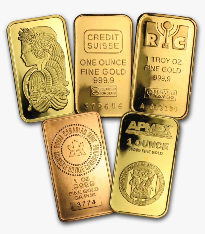1 Oz Gold Bar - Oz Gold Bar, transparent png download