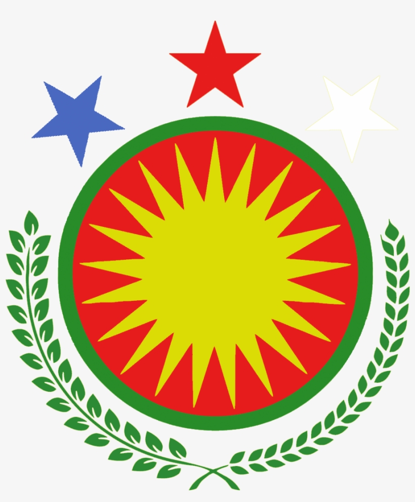 1- Rojava Govt Logo Transparent - Alternate Flag Syria, transparent png download