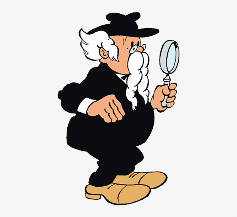 Free Png Download Professor Gobelijn Holding A Magnifying - Gobelijn Jommeke, transparent png download