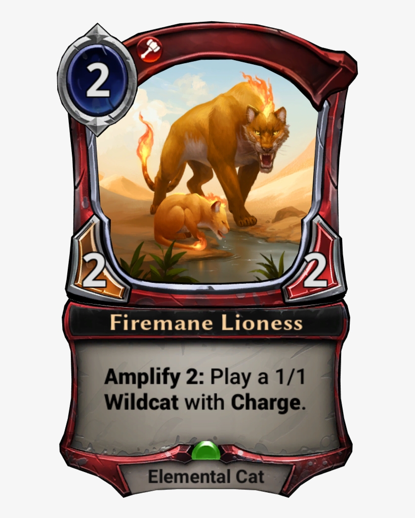[defiance] Firemane Lioness - Eternal Card Game Defiance Spoilers, transparent png download