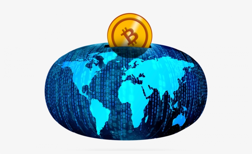4 Unexpected Ways Blockchain Technology Will Transform - World Map, transparent png download