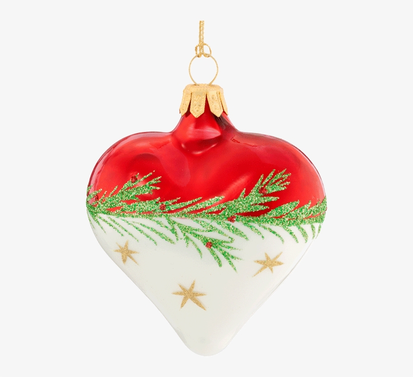 Heart Ornament With Twig - Christmas Ornament, transparent png download