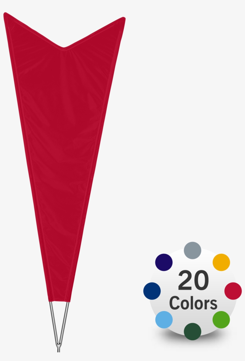 Bowflag® Premium Arrow In Stock Colors - Graphic Design, transparent png download