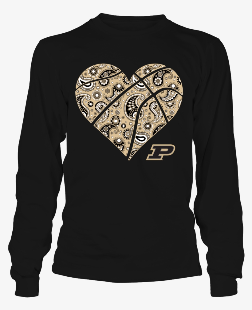 Paisley Heart Front Picture - 5 6 7 8 Shirt, transparent png download