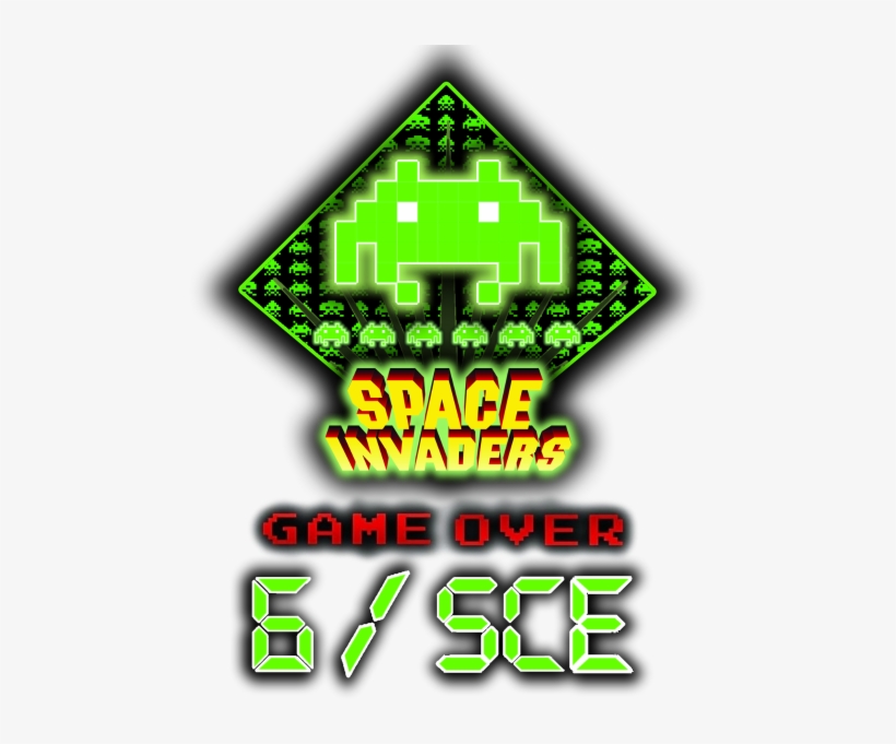 Ar 6 Sce Space Invaders - Space Invaders, transparent png download