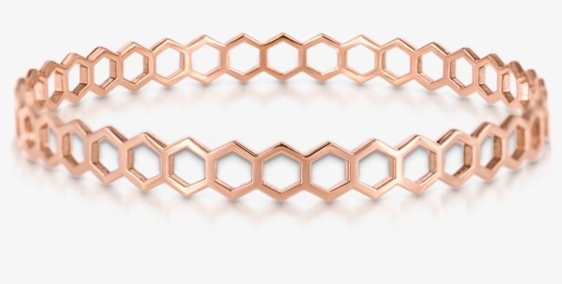 Honeycomb Bangle - Pinner - Pearl, transparent png download