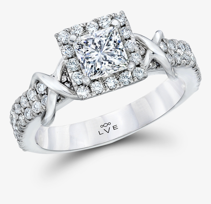 1076 75 Ring Standing - Pre-engagement Ring, transparent png download