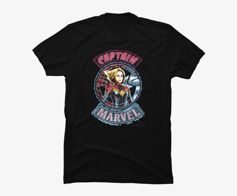Captain Marvel Patch - Marvel T Shirt Design, transparent png download