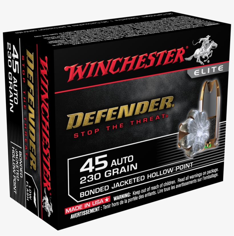 S45pdb Box Image - Winchester Pdx1 45, transparent png download