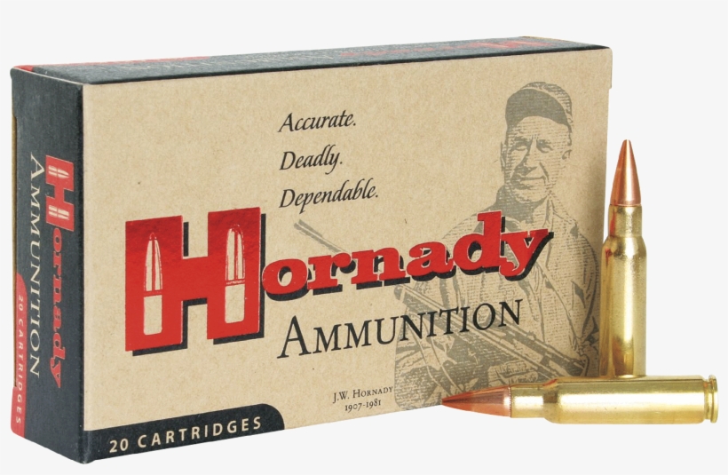 Hornady Custom 250 Savage 20rd Ammo - Bullet, transparent png download