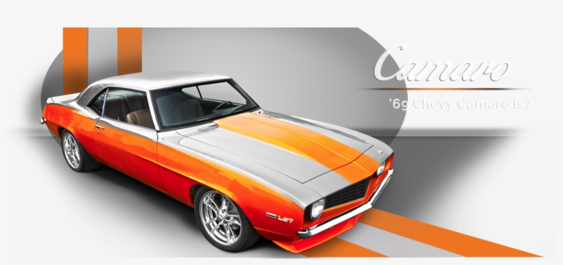 Fineline 69 Camaro - Antique Car, transparent png download