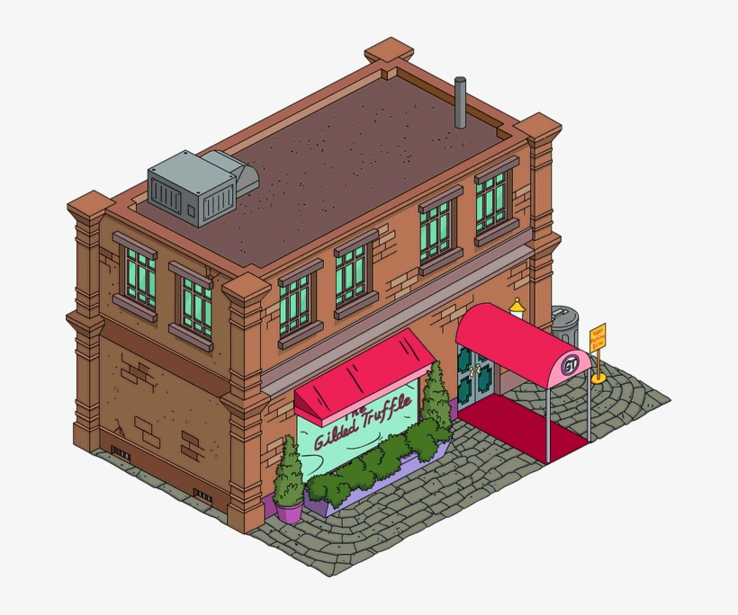 The Gilded Truffle Tapped Out - Simpson Tapped Out Restaurant, transparent png download