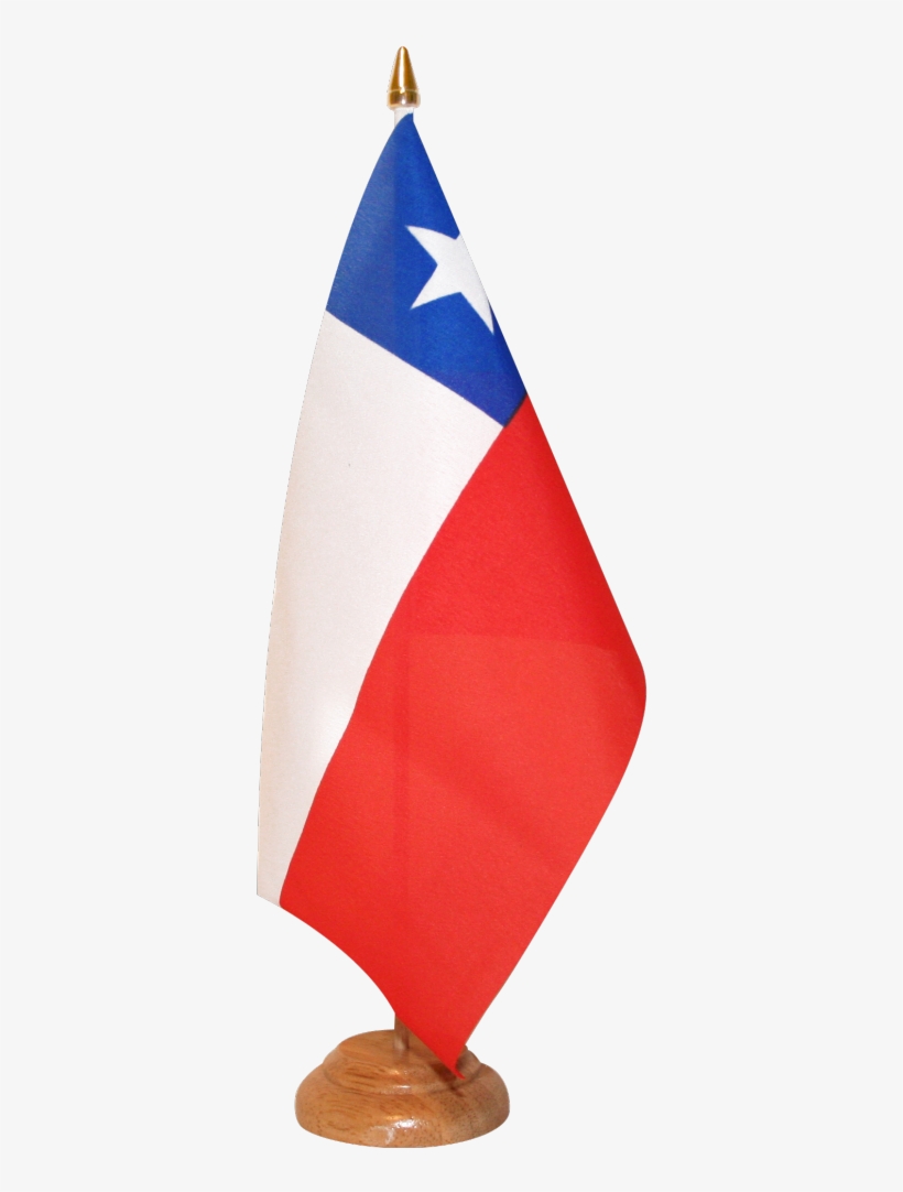 Chile Table Flag - Drapeau Chili, transparent png download