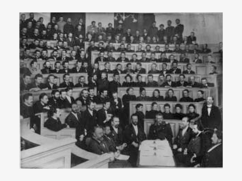 Audience Of The Moscow Clinic For Nervous Diseases - Monochrome, transparent png download