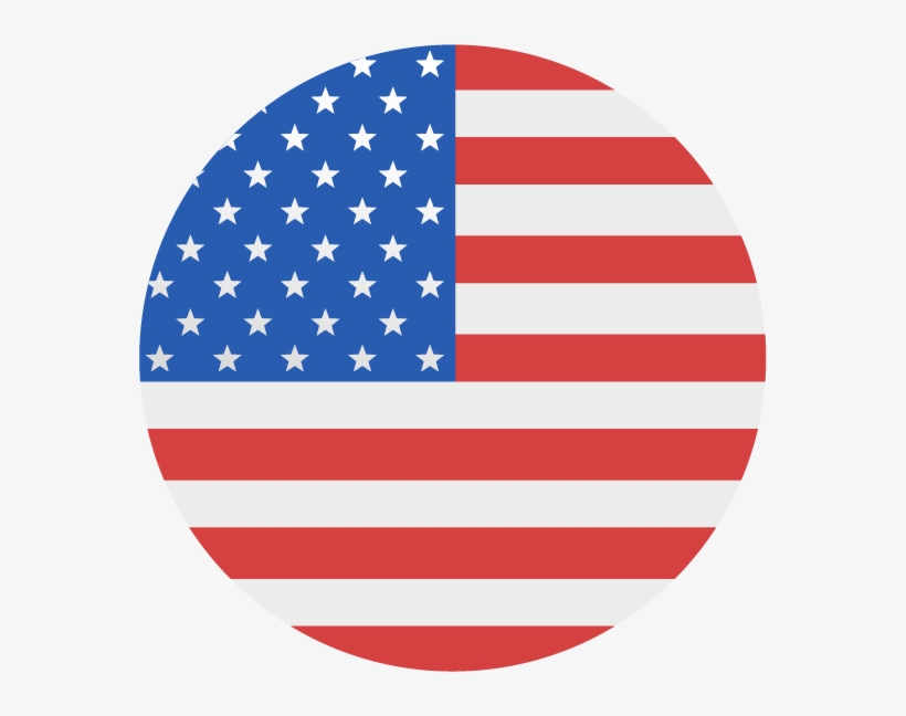 We Have International Market Presence In More Than - Us Flag In A Circle, transparent png download