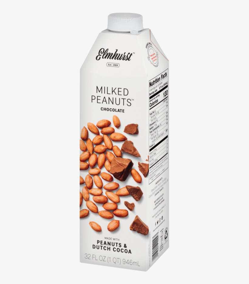 Milked Peanuts Chocolate - Elmhurst Milked Peanuts, transparent png download